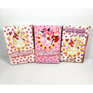 Tokyo Mew Mew Manga Lot Vol 1 Omnibus A La Mode English Tokyopop 1st Prints